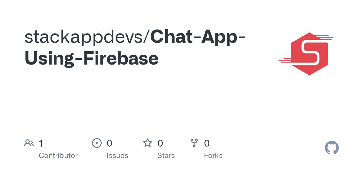 GitHub stackappdevs/ChatAppUsingFirebase
