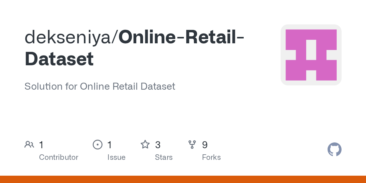 GitHub Solution for Online Retail