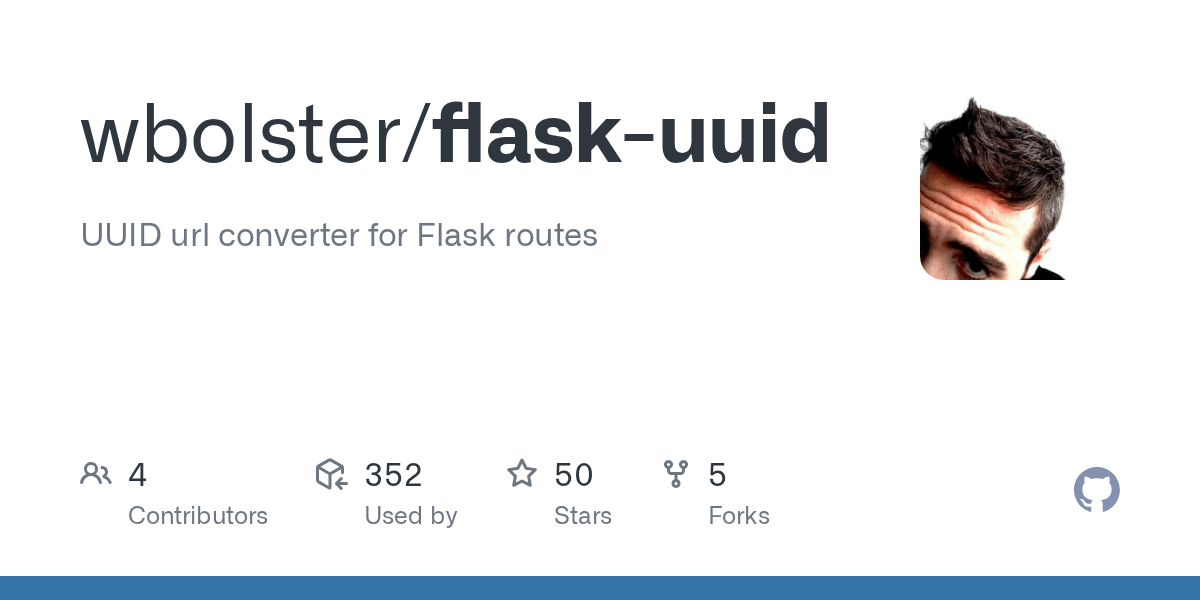 GitHub wbolster/flaskuuid UUID url converter for Flask routes