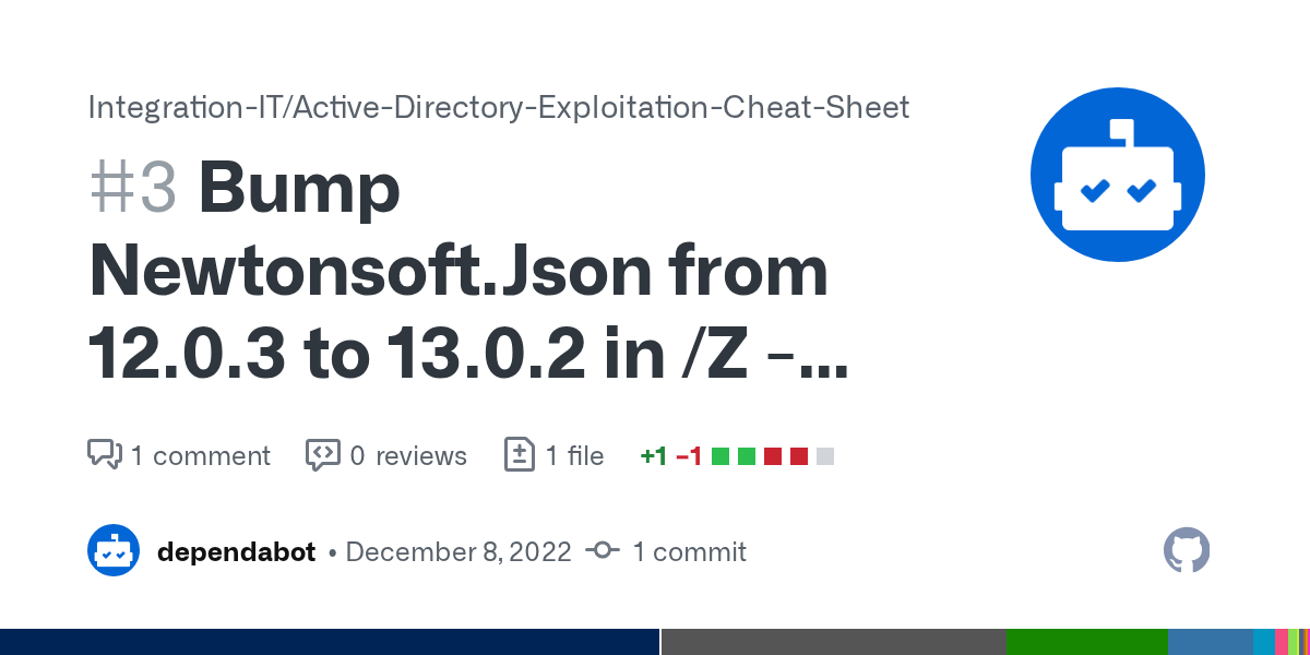 Bump Newtonsoft.Json from 12.0.3 to 13.0.2 in /Z Tool Box/Ysoserial