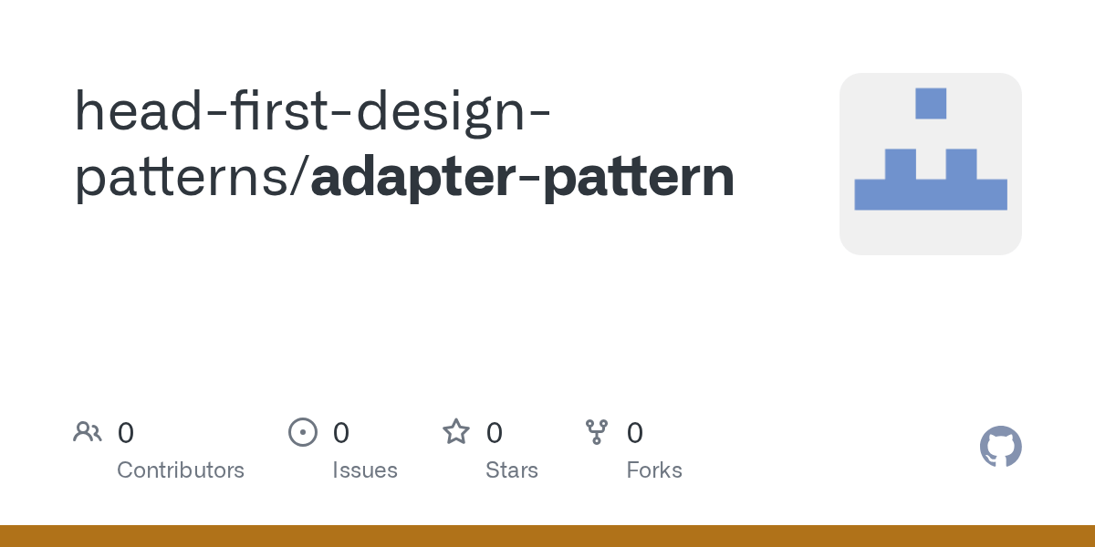 GitHub headfirstdesignpatterns/adapterpattern
