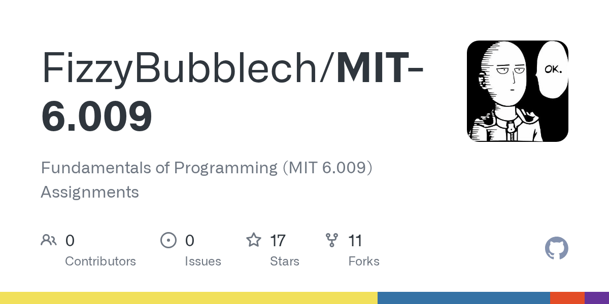 mit 6.009 fall 2023 Github - Fizzybubblech/Mit-6.009: Fundamentals Of Programming (Mit 6.009) Assignments