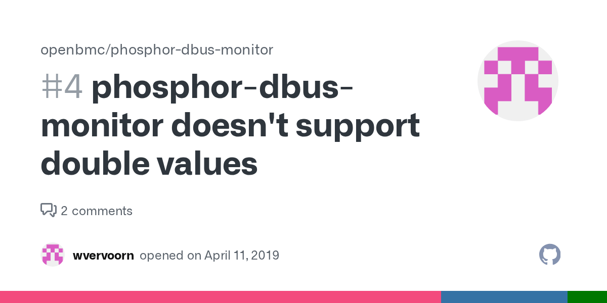 phosphordbusmonitor doesn't support double values · Issue 4 · openbmc/phosphordbusmonitor