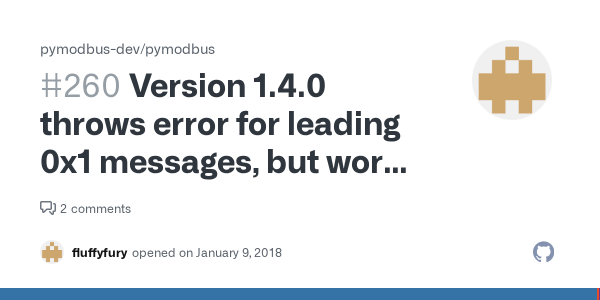 Version 1.4.0 throws error for leading 0x1 messages, but works fine