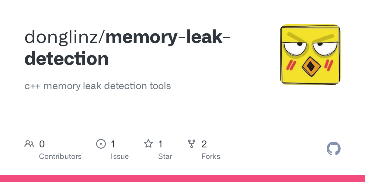 GitHub donglinz/memoryleakdetection c++ memory leak detection tools