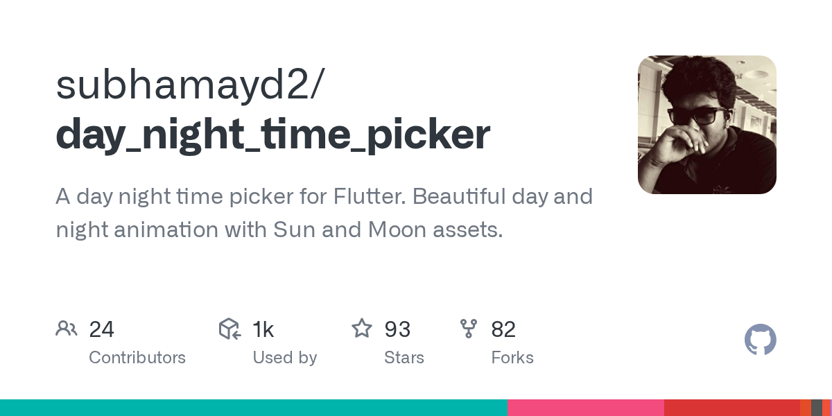 GitHub subhamayd2/day_night_time_picker A day night time picker for
