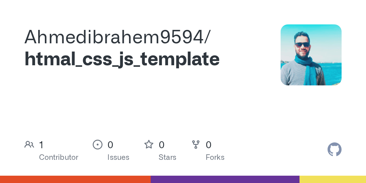 GitHub Ahmedibrahem9594/htmal_css_js_template