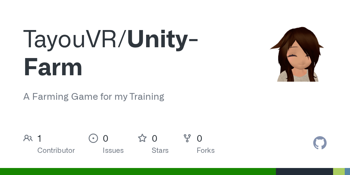 GitHub TayouVR/UnityFarm A Farming Game for my Training