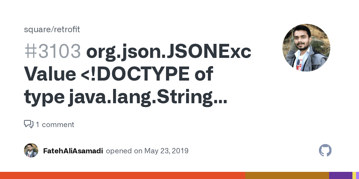 org.json.JSONException Value