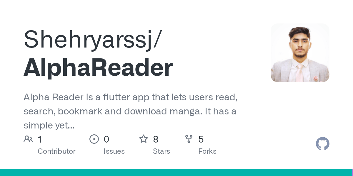 GitHub Shehryarssj/AlphaReader Alpha Reader is a flutter app that