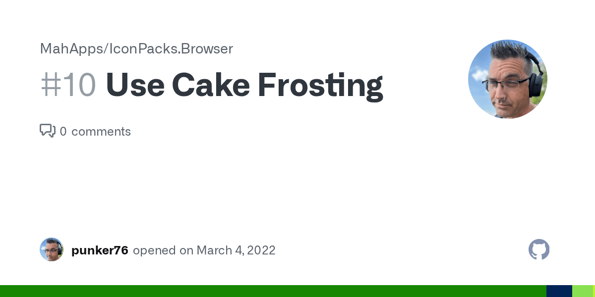 Use Cake Frosting · Issue 10 · MahApps/IconPacks.Browser · GitHub