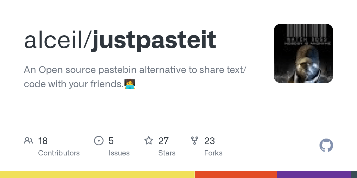 GitHub alceil/justpasteit An Open source pastebin alternative to