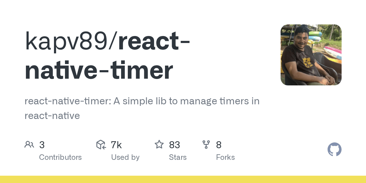 GitHub fractaltech/reactnativetimer reactnativetimer A simple