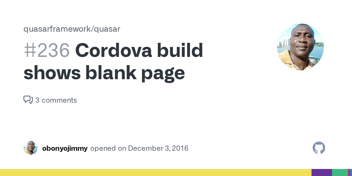 Cordova build shows blank page · Issue 236 · quasarframework/quasar