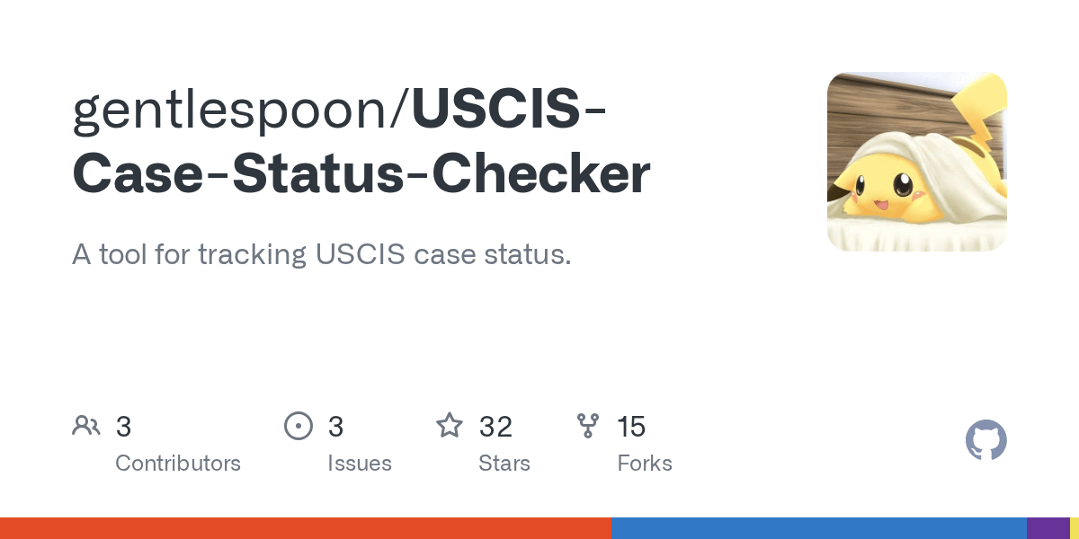 GitHub gentlespoon/USCISCaseStatusChecker A tool for tracking