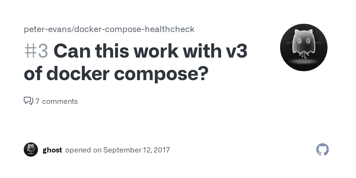 Can this work with v3 of docker compose? · Issue 3 · peterevans