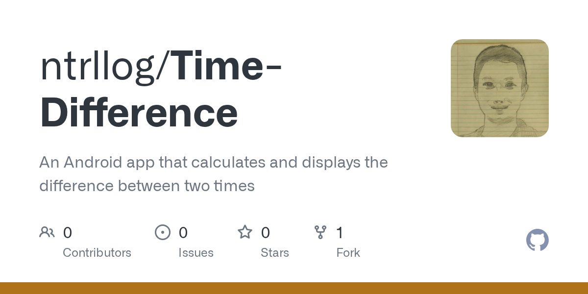 GitHub ntrllog/TimeDifference An Android app that calculates and