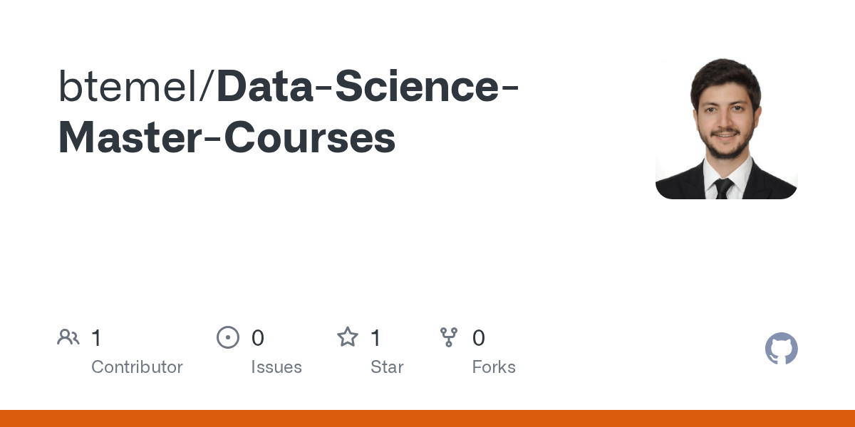 GitHub btemel/DataScienceMasterCourses