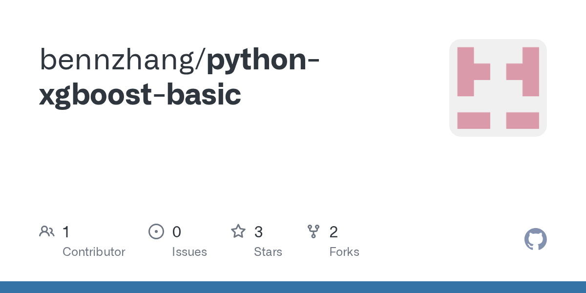 GitHub bennzhang/pythonxgboostbasic
