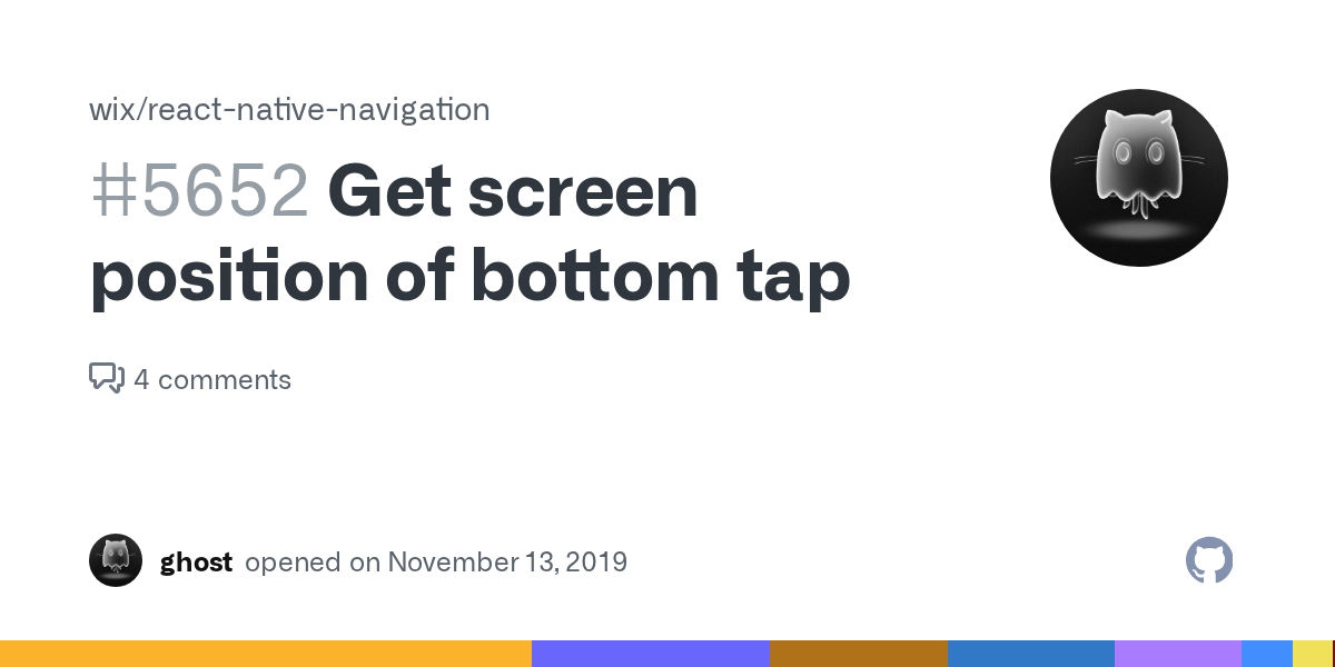 Get screen position of bottom tap · Issue 5652 · wix/reactnative