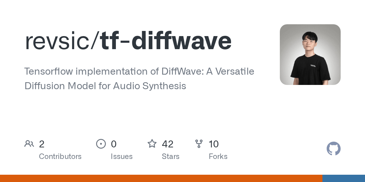 GitHub revsic/tfdiffwave Tensorflow implementation of DiffWave A