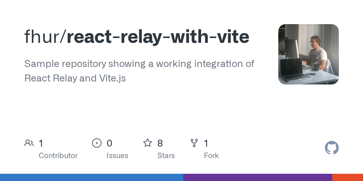 GitHub fhur/reactrelaywithvite Sample repository showing a