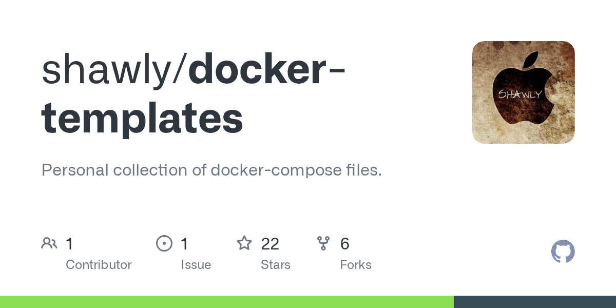 GitHub shawly/dockertemplates Personal collection of