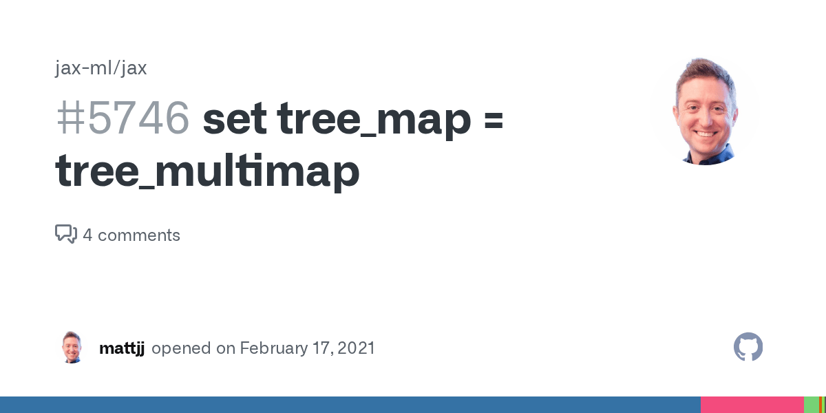 set tree_map = tree_multimap · Issue 5746 · google/jax · GitHub