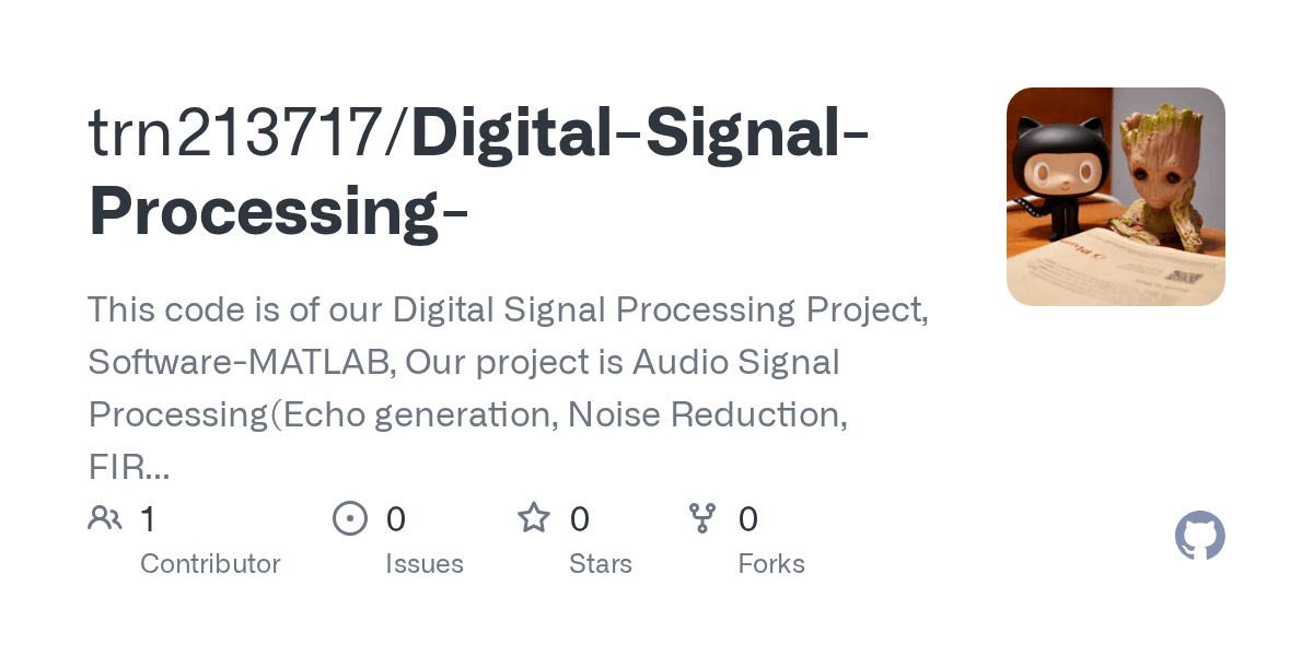 DigitalSignalProcessing/Digital Signal Processing.mlx at main