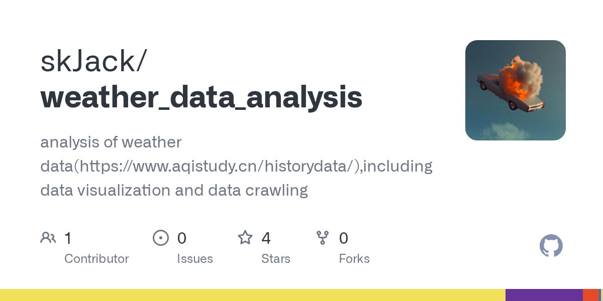GitHub skJack/weather_data_analysis analysis of weather data(https