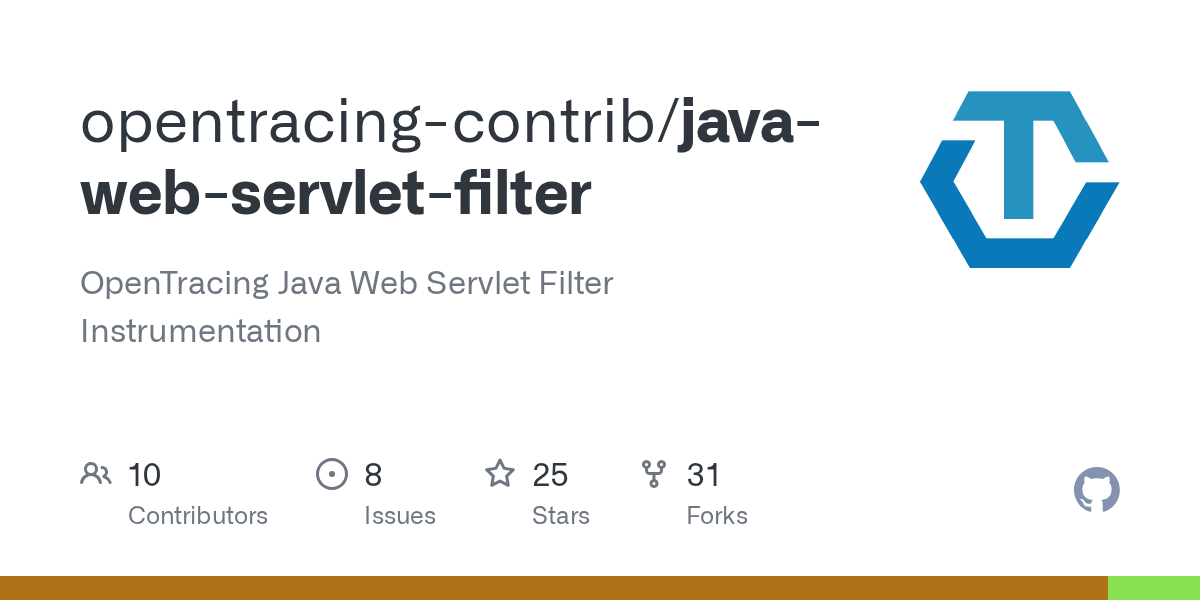 GitHub opentracingcontrib/javawebservletfilter OpenTracing Java