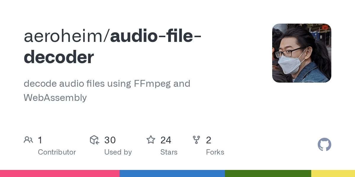 GitHub aeroheim/audiofiledecoder decode audio files using FFmpeg