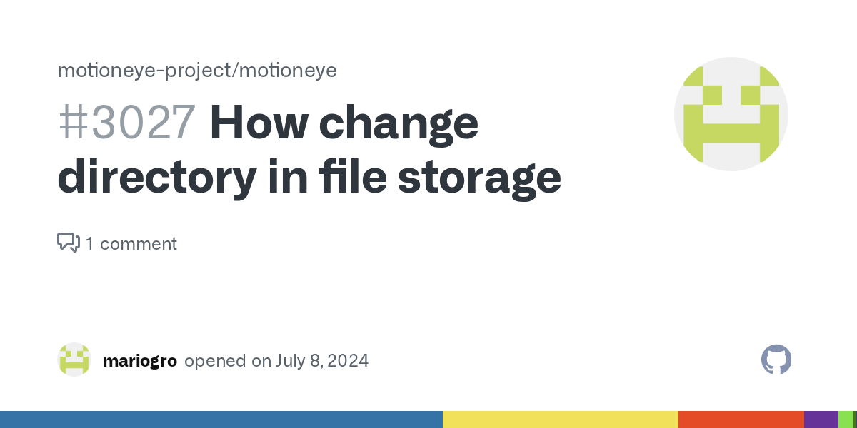 How change directory in file storage · Issue 3027 · motioneyeproject