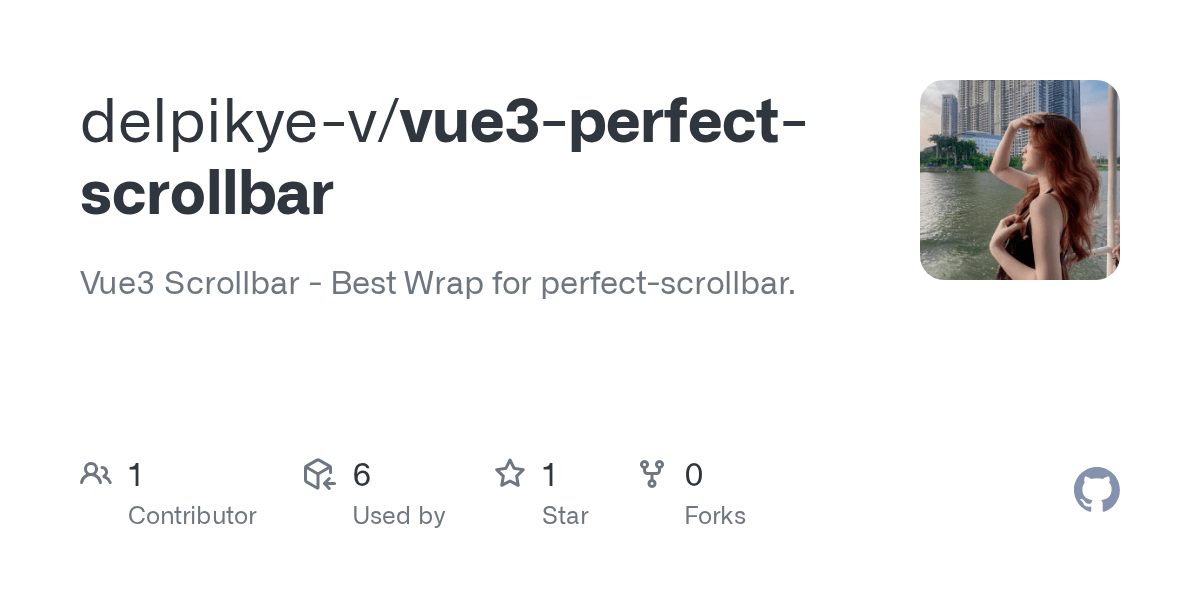 GitHub delpikyev/vue3perfectscrollbar Vue3 Scrollbar Best Wrap