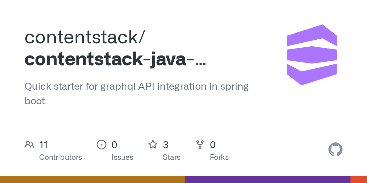GitHub contentstack/contentstackjavaspringbootgraphqlexample