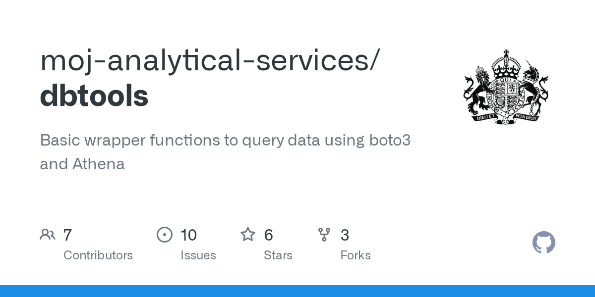 GitHub mojanalyticalservices/dbtools Basic wrapper functions to