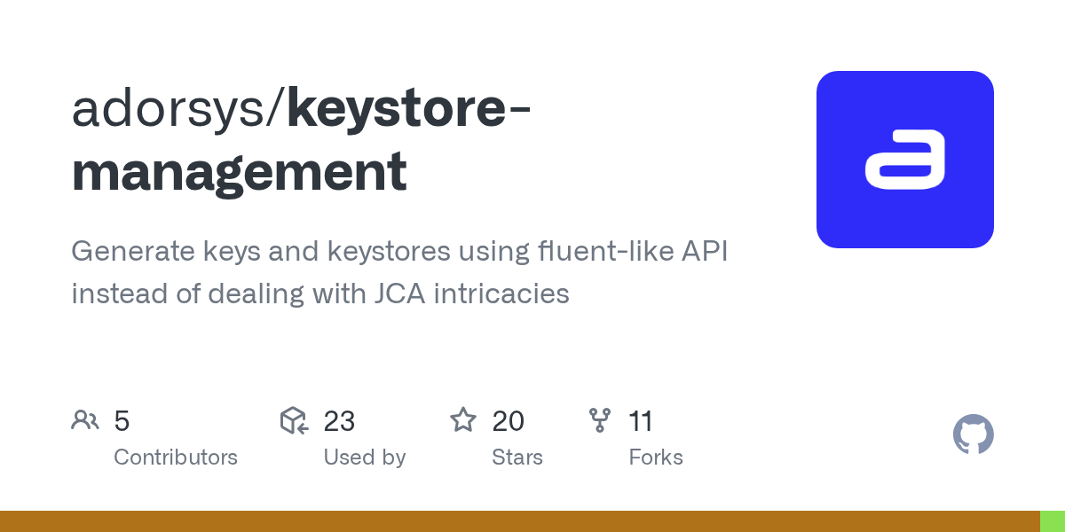 GitHub adorsys/keystoremanagement Working with Java keystore made