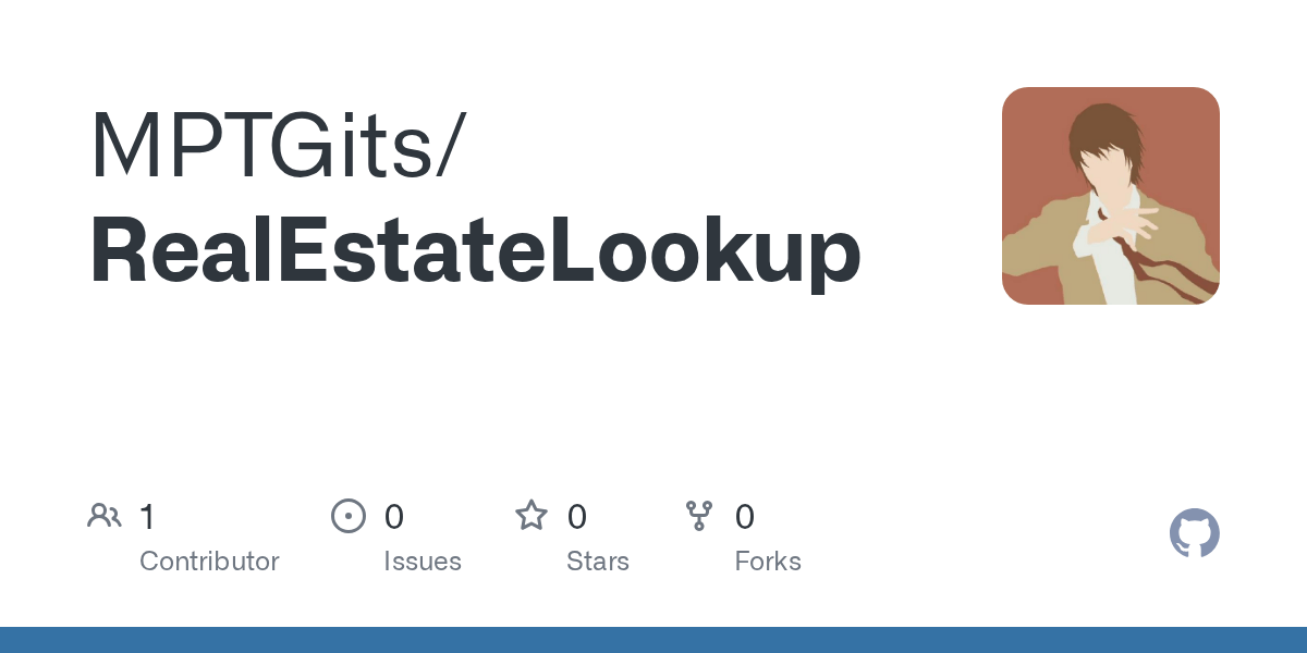 GitHub MPTGits/RealEstateLookup