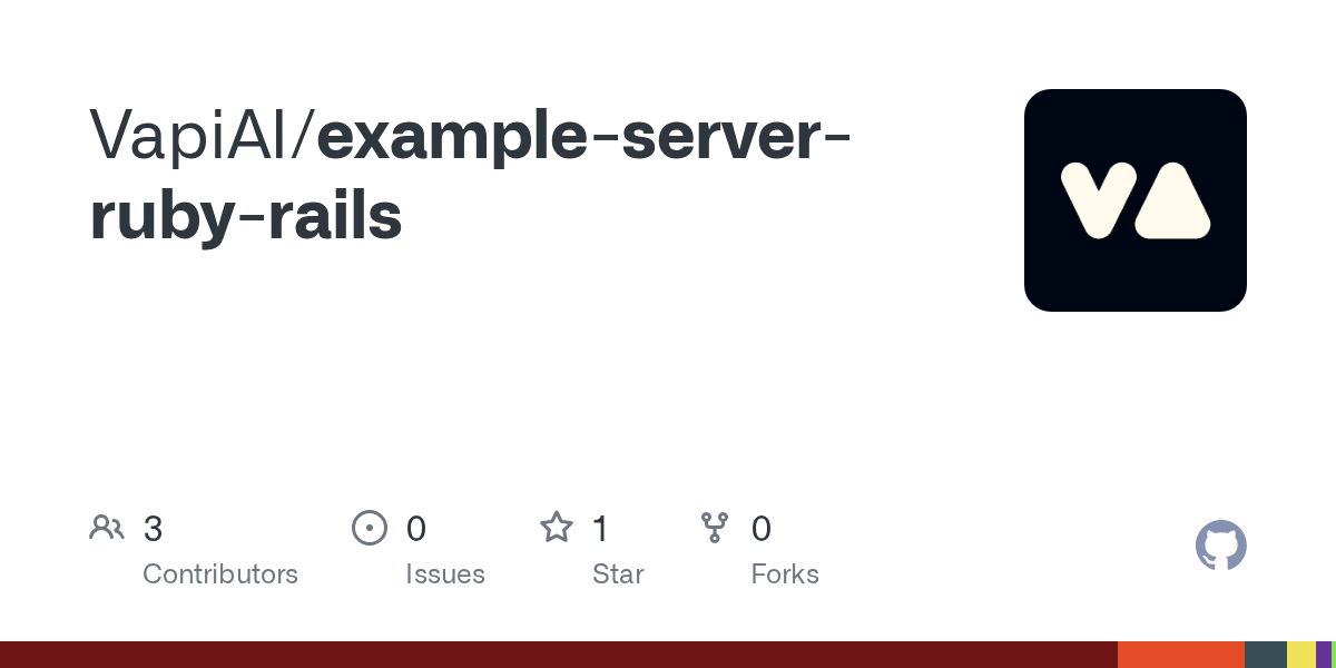 GitHub VapiAI/serverexamplerubyrails