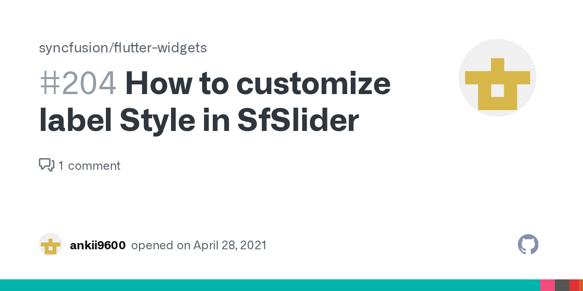 How to customize label Style in SfSlider · Issue 204 · syncfusion