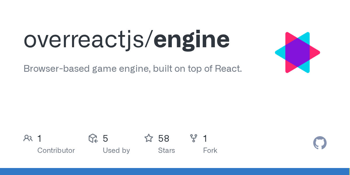 GitHub - overreactjs/engine: Browser-based game engine, built on top of