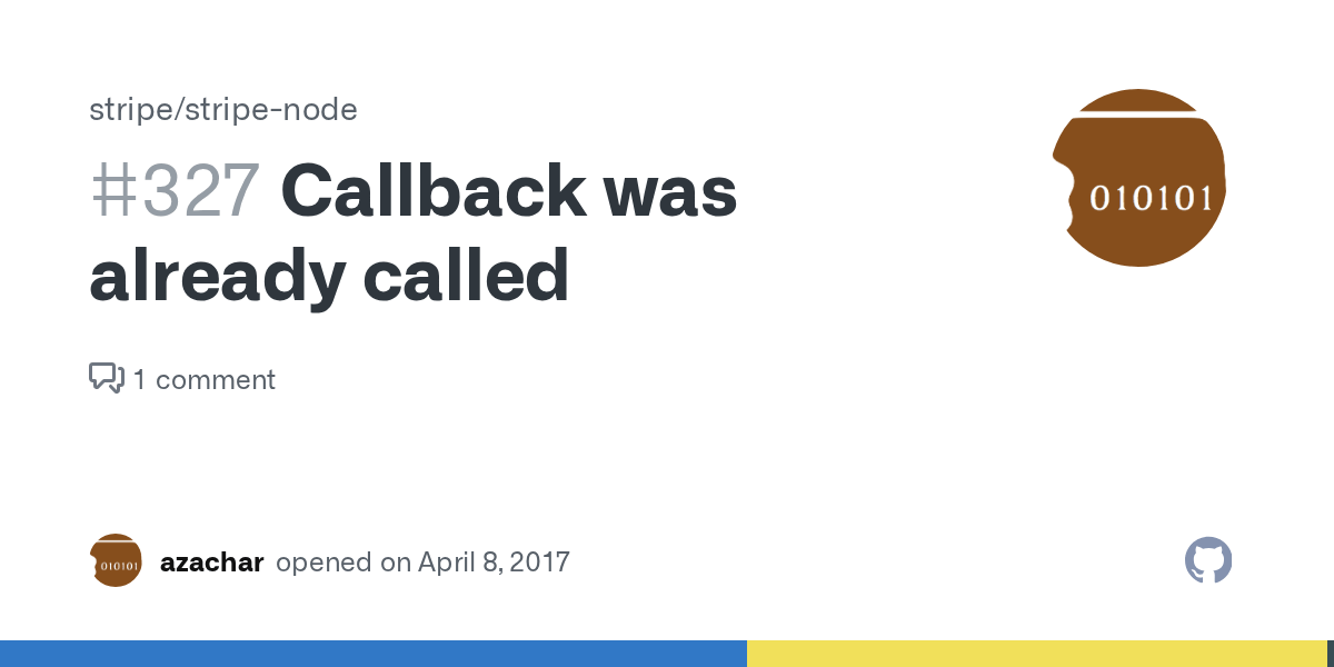 Callback was already called · Issue 327 · stripe/stripenode · GitHub