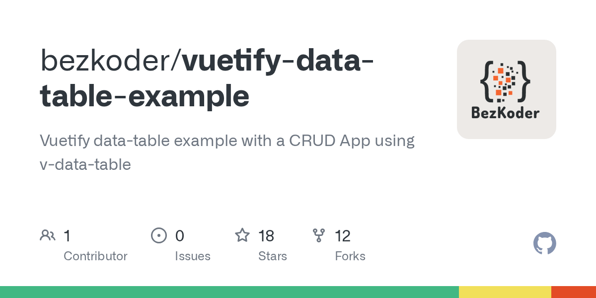 vuetifydatatableexample/TutorialsList.vue at master · bezkoder