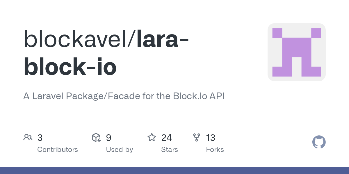 GitHub blockavel/larablockio A Laravel Package/Facade for the
