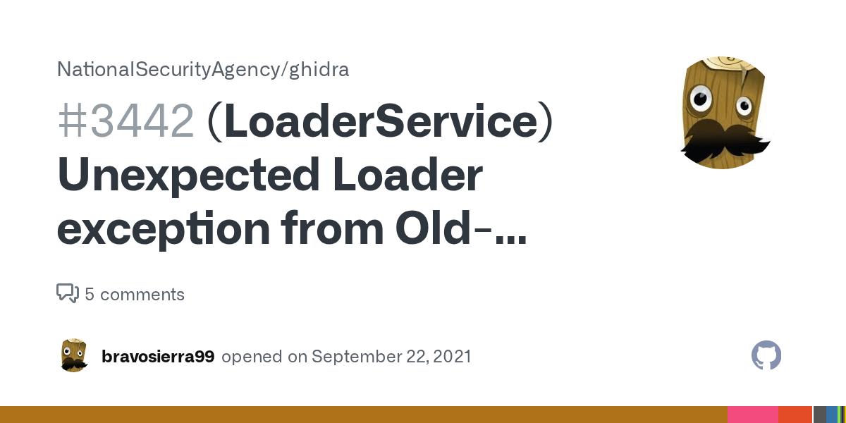 (LoaderService) Unexpected Loader exception from Oldstyle DOS