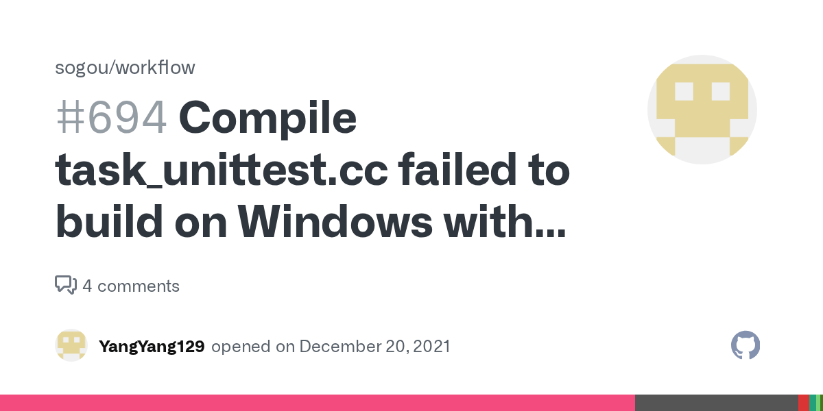 Compile task_unittest.cc failed to build on Windows with MSVC "error