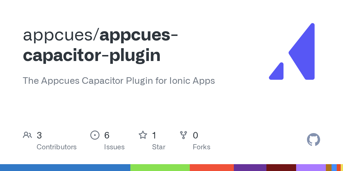 GitHub appcues/appcuescapacitorplugin The Appcues Capacitor Plugin for Ionic Apps
