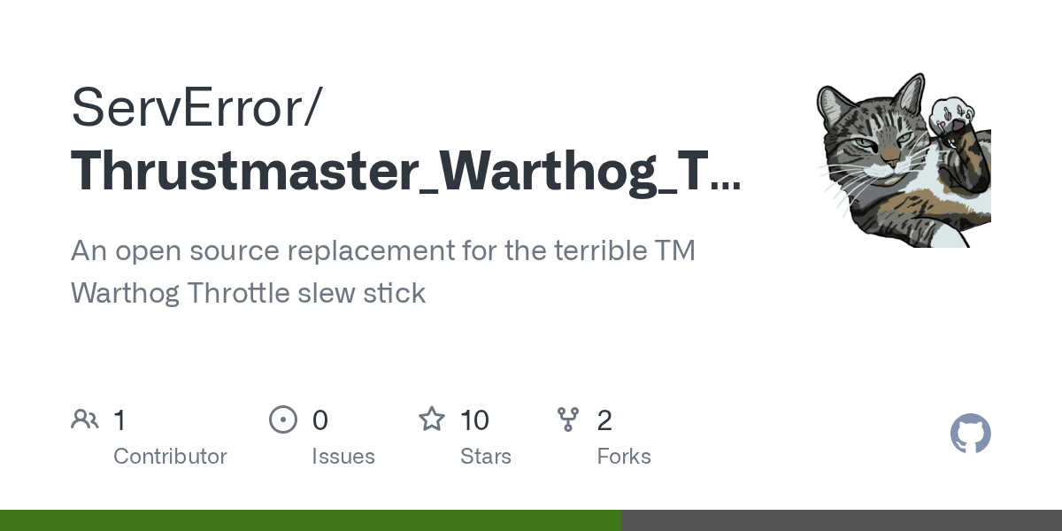 GitHub ServError/Thrustmaster_Warthog_Throttle_Alps_Slew_Mod An open