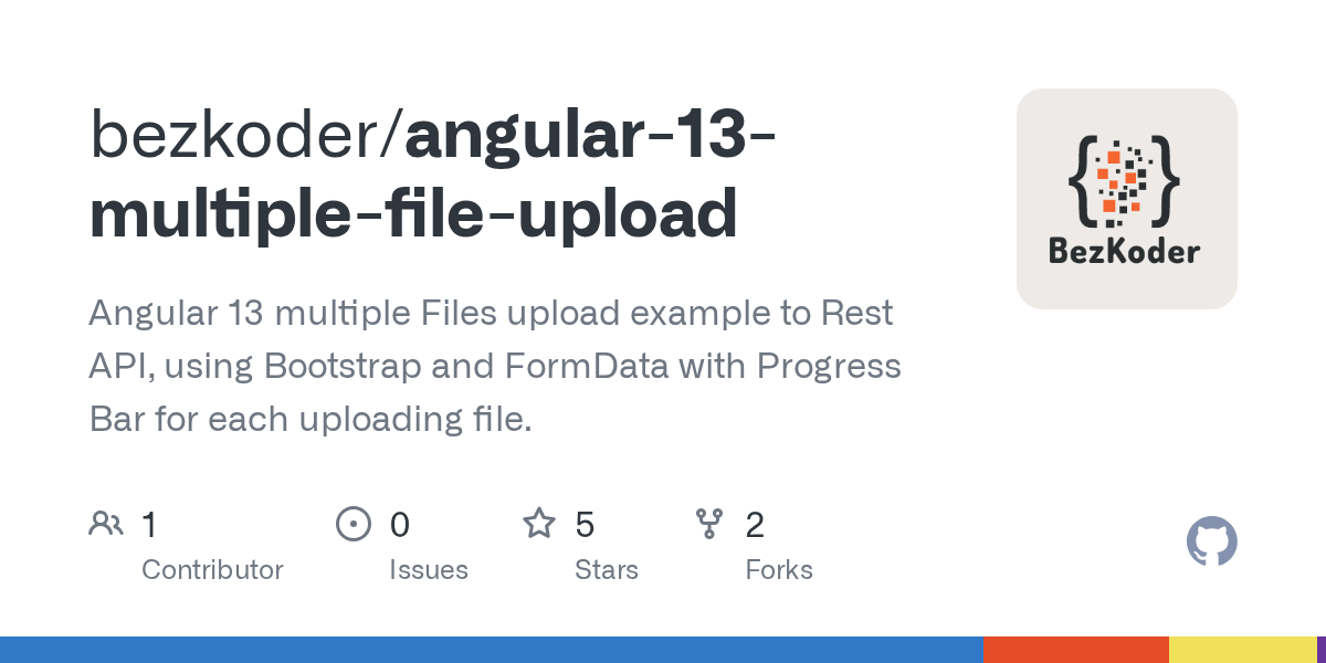 GitHub bezkoder/angular13multiplefileupload Angular 13 multiple