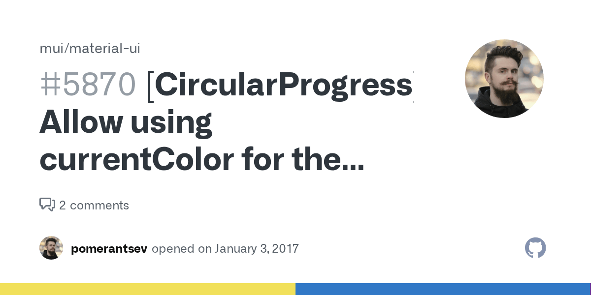 [CircularProgress] Allow using currentColor for the progress color